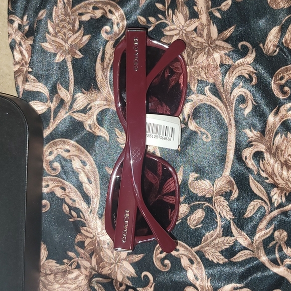 Burgundy Coach Sunglasses - Picture 3 of 5
